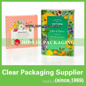 Unique Soft Crease Clear PVC Folding Box